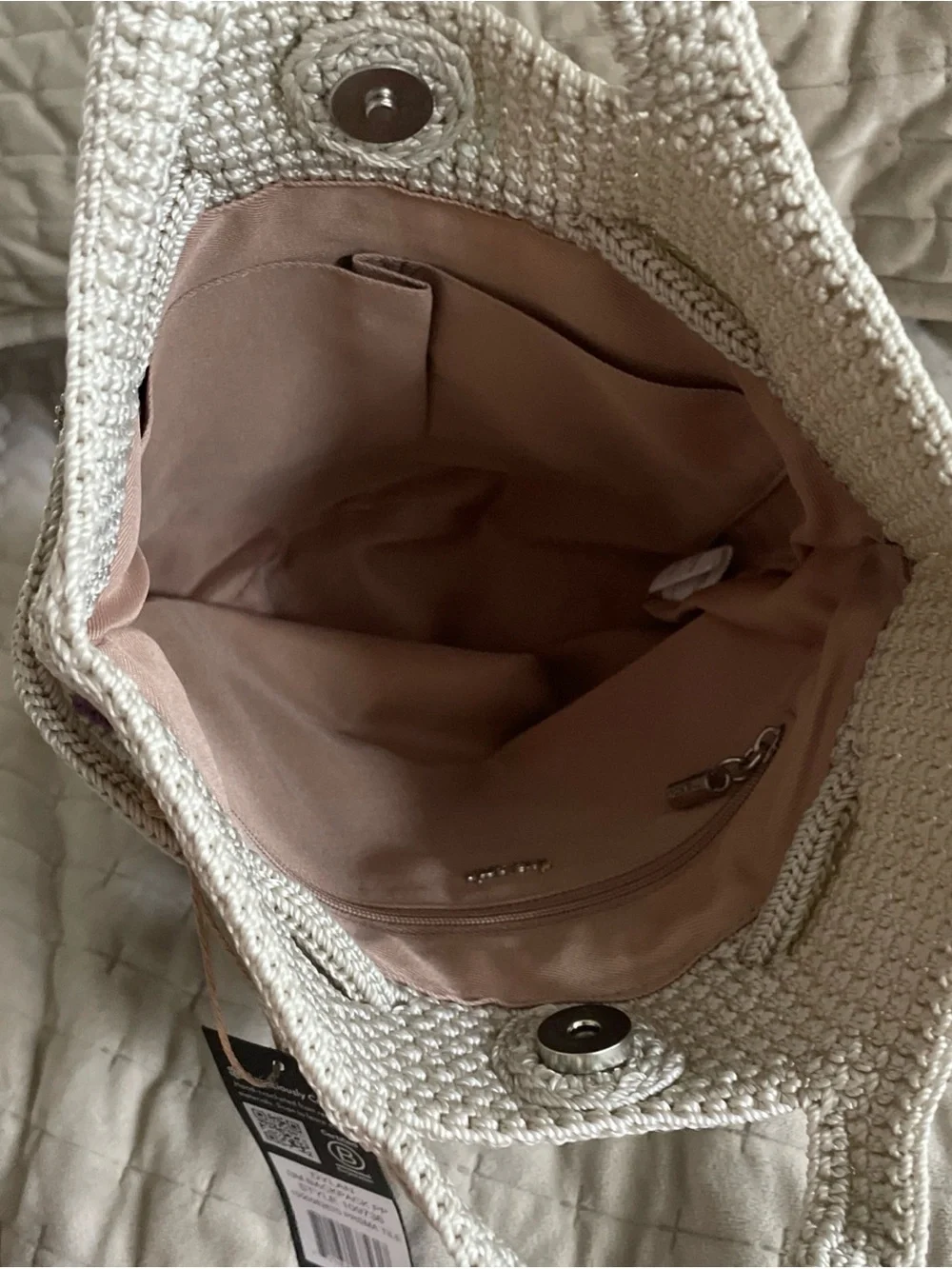 The Sak cream crochet